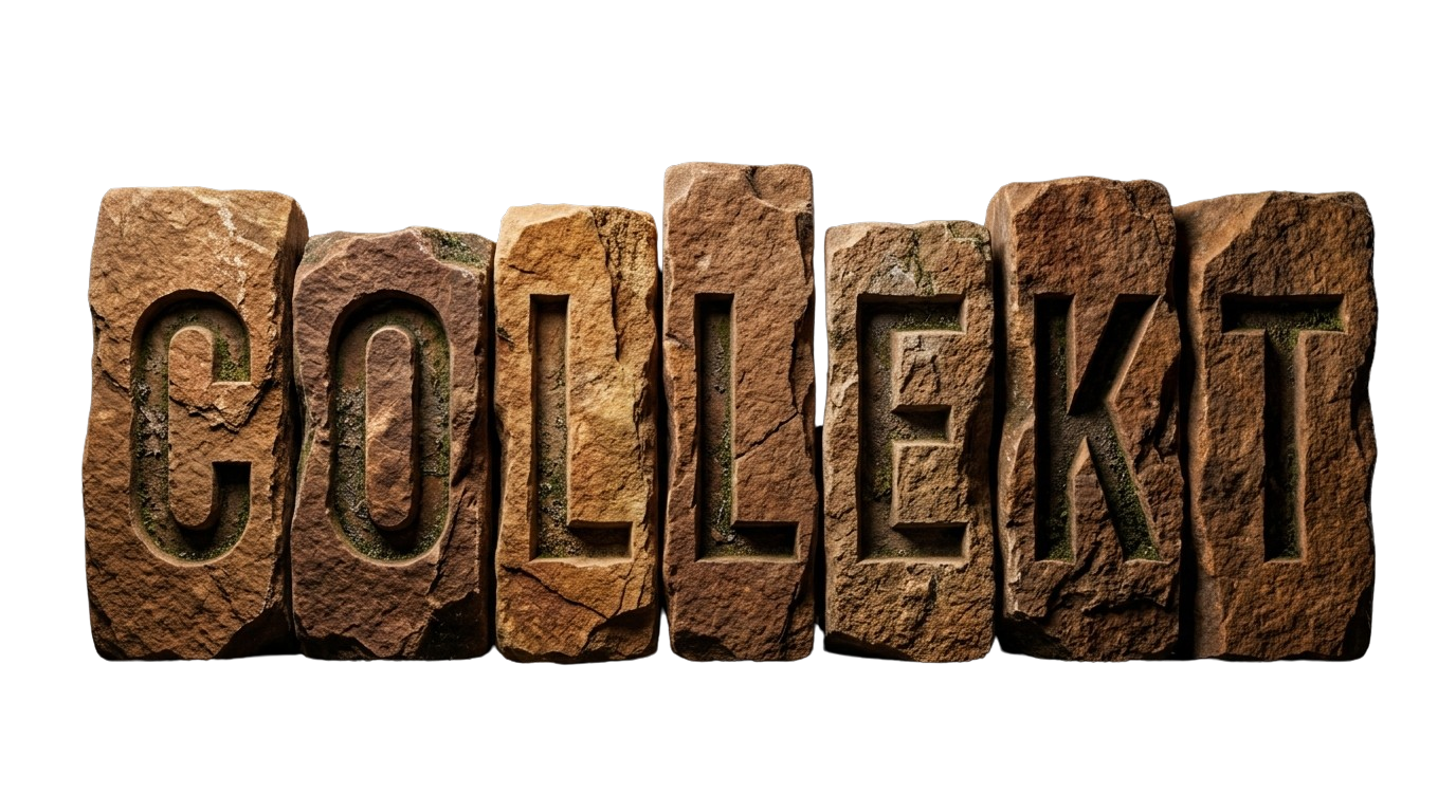 Collekt 3D Stone Logo